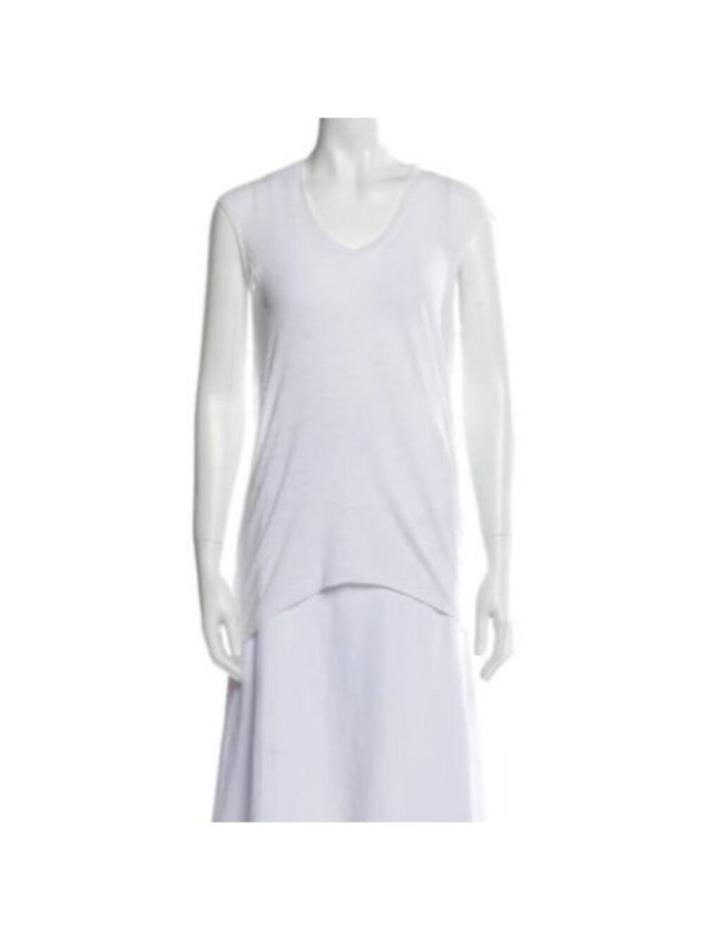 Helmut Lang Cowl Back Tank Top Sleeveless Scoop Neck Lightweight Extra Long